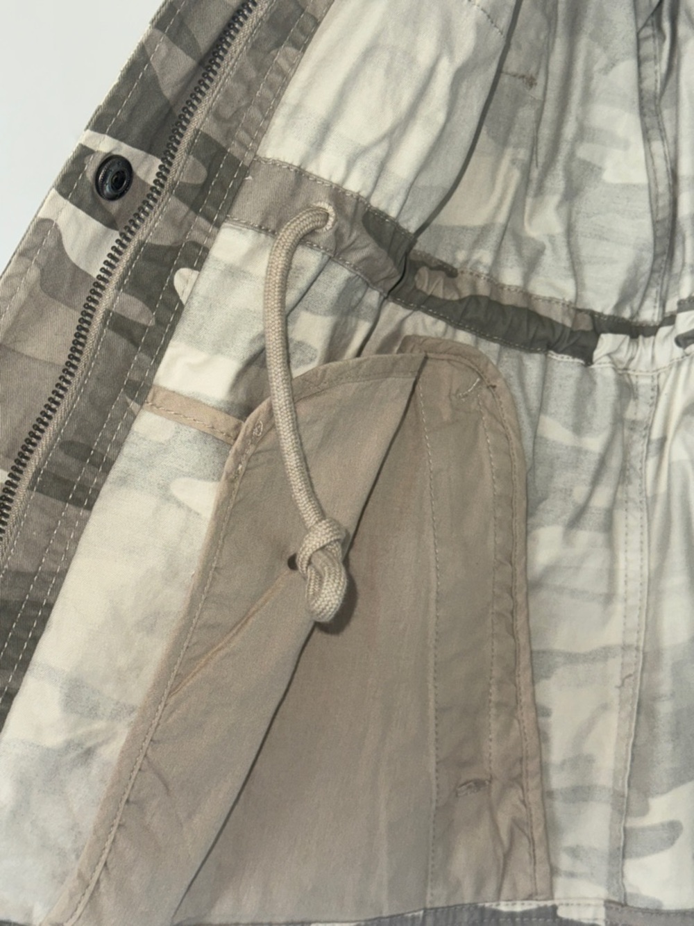 Style & Company Lightweight Camo Jacket - Beige - Picture 11 of 11